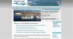 Desktop Screenshot of peterheadport.co.uk